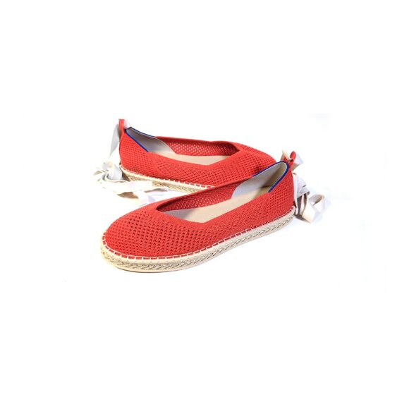 Rothy’s Shoes Red Espadrilles Womens Size 10.5 - Picture 1 of 10